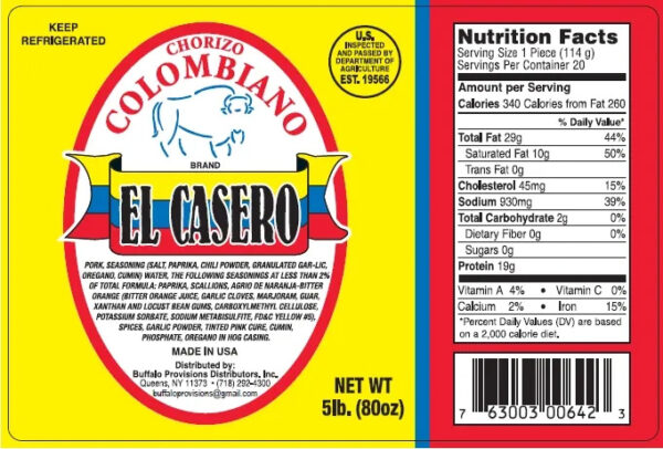 Chorizo Colombiano - Image 4